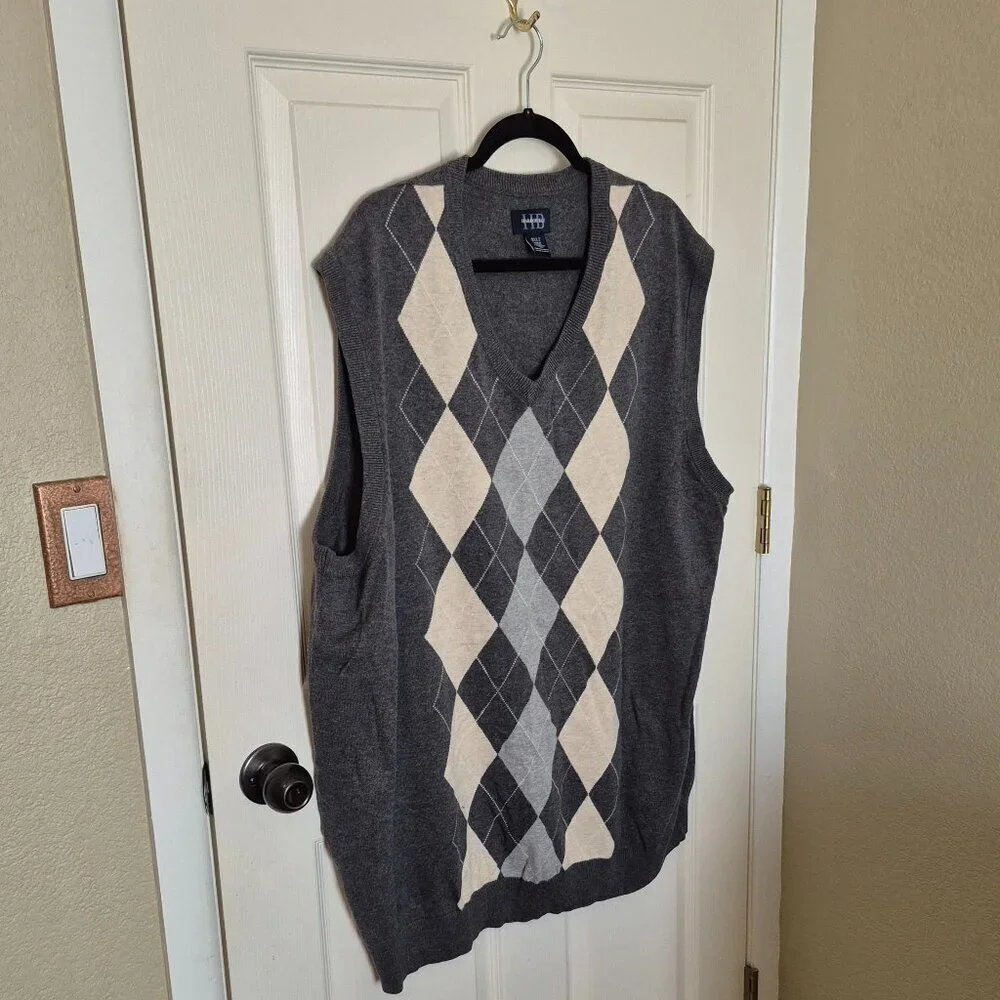 Harbor Bay Men's Sweater Vest 2XLT